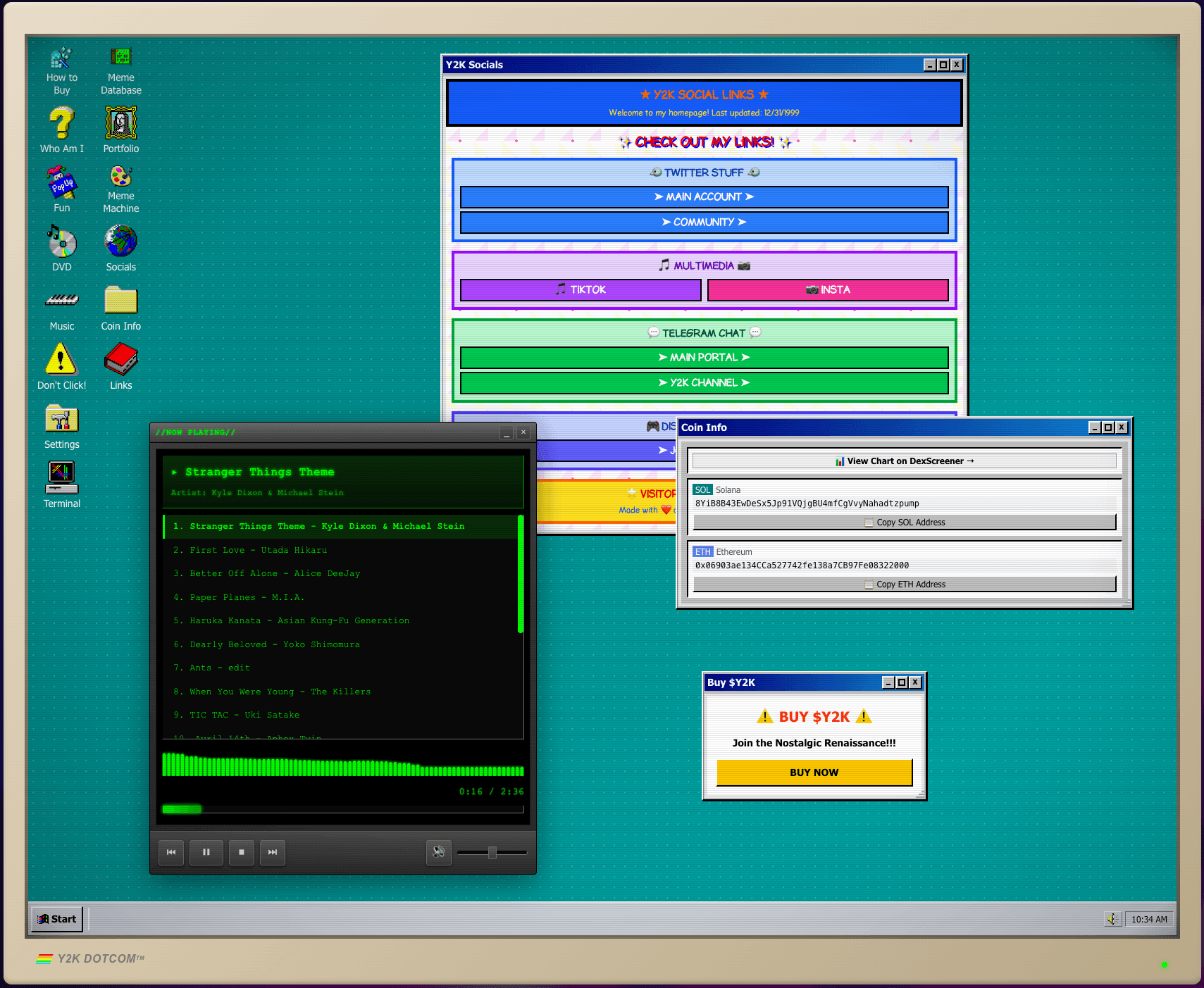 Y2K DOTCOM screenshot 1
